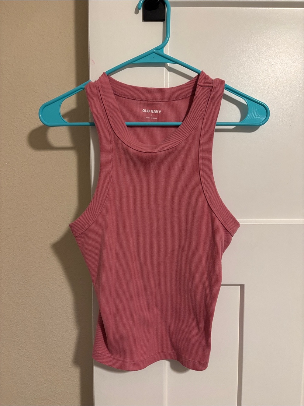 Old Navy Women's Ribbed Tank Top - Rose Pink